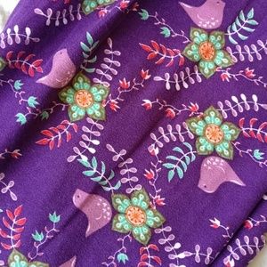 Purple Spring Bird TC Lularoe Leggings